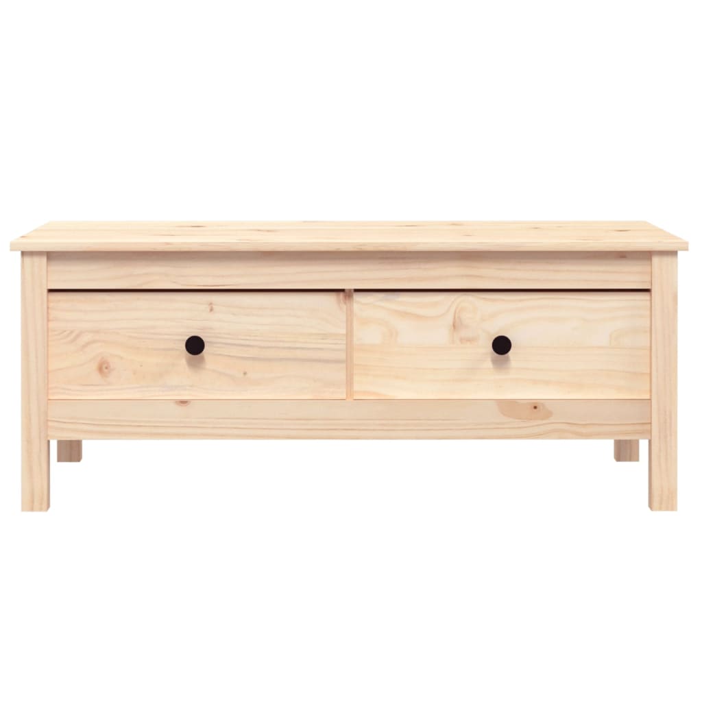 Tömör fenyőfa dohányzóasztal 100 x 50 x 40 cm Tömör fenyőfa dohányzóasztal 100 x 50 x 40 cm