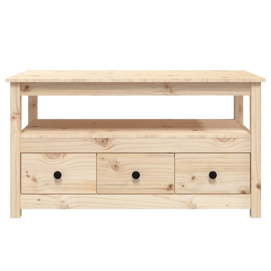 Tömör fenyőfa dohányzóasztal 102 x 49 x 55 cm Tömör fenyőfa dohányzóasztal 102 x 49 x 55 cm