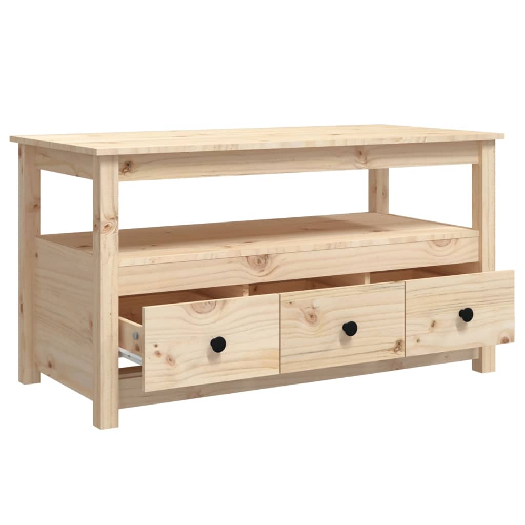 Tömör fenyőfa dohányzóasztal 102 x 49 x 55 cm Tömör fenyőfa dohányzóasztal 102 x 49 x 55 cm