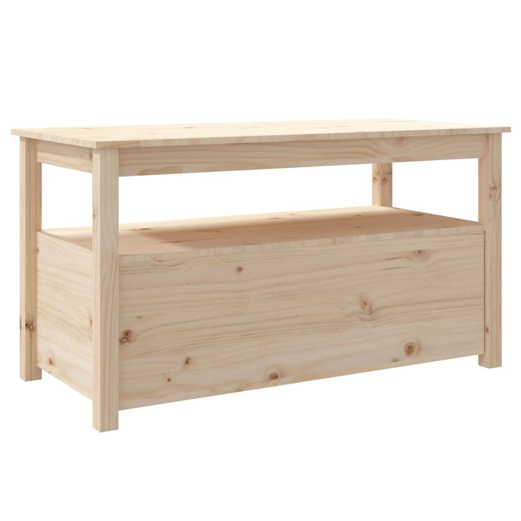 Tömör fenyőfa dohányzóasztal 102 x 49 x 55 cm Tömör fenyőfa dohányzóasztal 102 x 49 x 55 cm