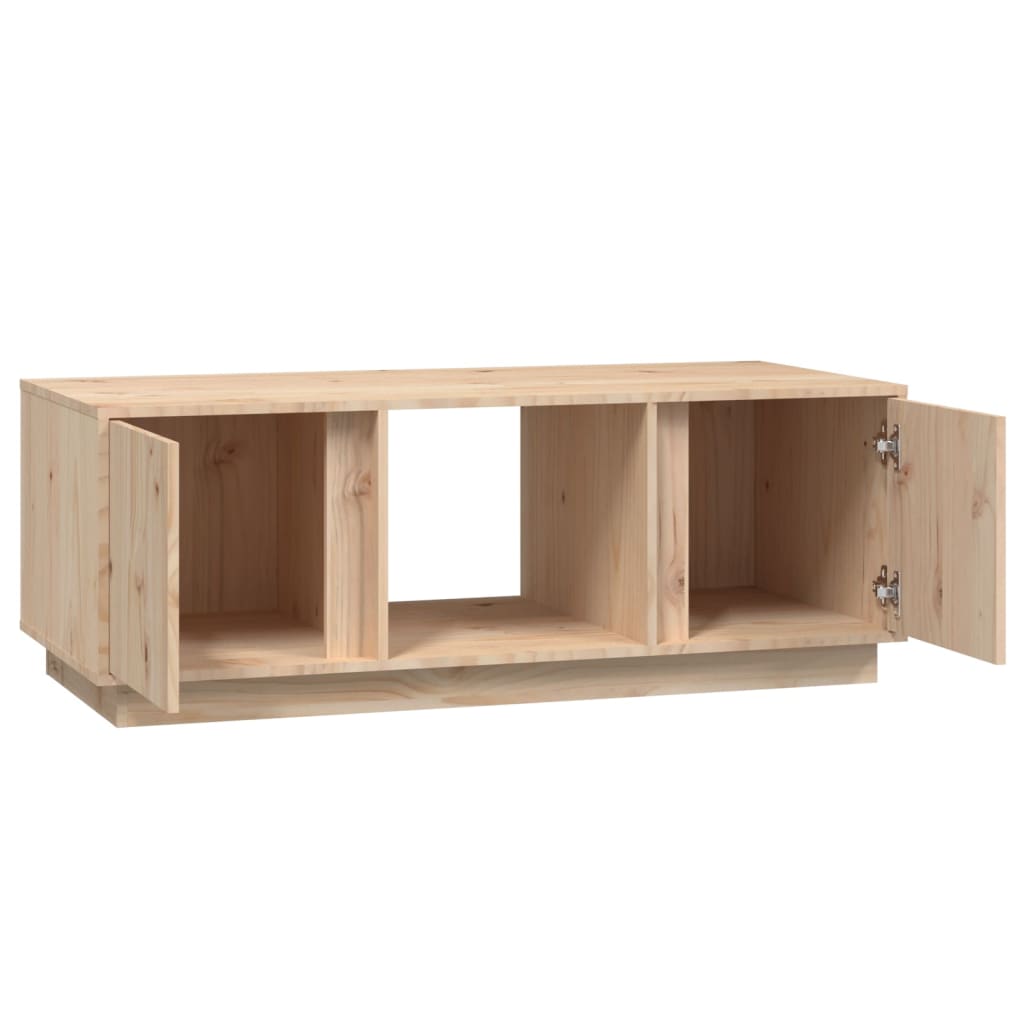 Tömör fenyőfa dohányzóasztal 110 x 50 x 40 cm Tömör fenyőfa dohányzóasztal 110 x 50 x 40 cm