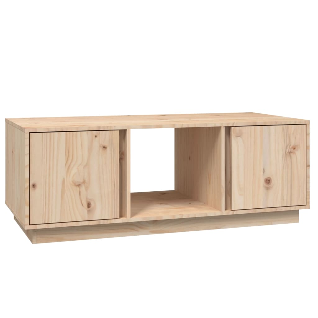 Tömör fenyőfa dohányzóasztal 110 x 50 x 40 cm Tömör fenyőfa dohányzóasztal 110 x 50 x 40 cm