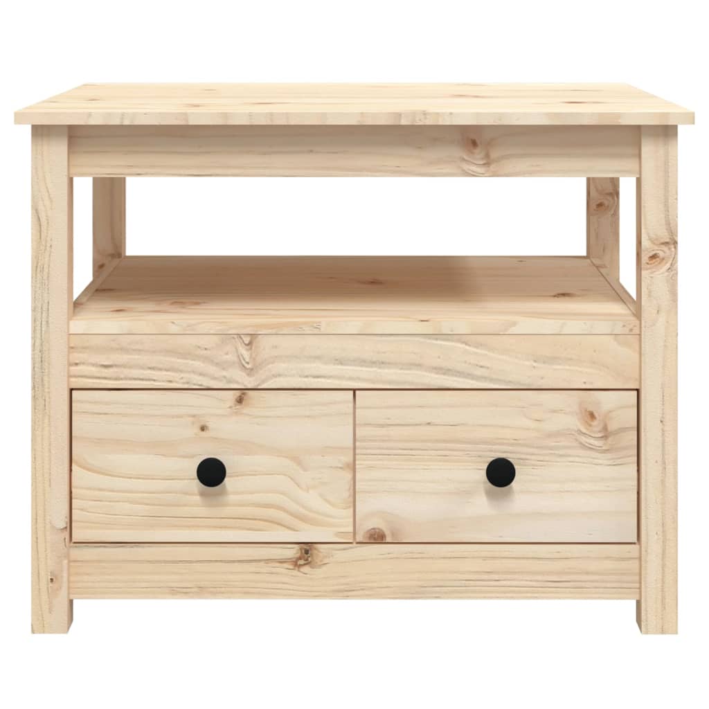 Tömör fenyőfa dohányzóasztal 71 x 49 x 55 cm Tömör fenyőfa dohányzóasztal 71 x 49 x 55 cm