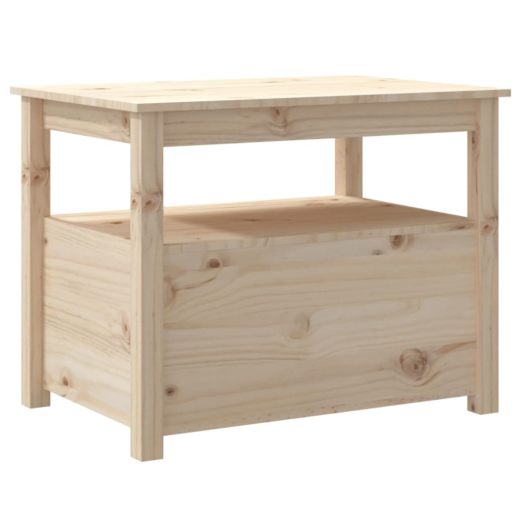 Tömör fenyőfa dohányzóasztal 71 x 49 x 55 cm Tömör fenyőfa dohányzóasztal 71 x 49 x 55 cm