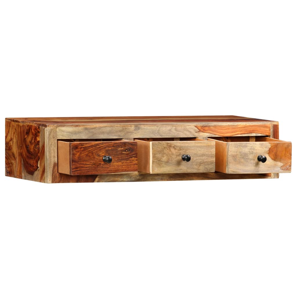 Tömör kelet-indiai rózsafa fali konzolasztal 100 x 25 x 20 cm Tömör kelet-indiai rózsafa fali konzolasztal 100 x 25 x 20 cm