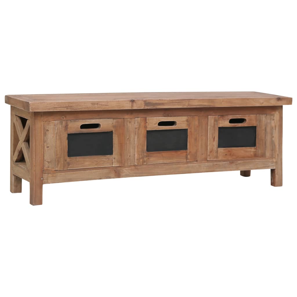 Tömör mahagóni tv-szekrény 3 fiókkal 120 x 30 x 40 cm Tömör mahagóni tv-szekrény 3 fiókkal 120 x 30 x 40 cm