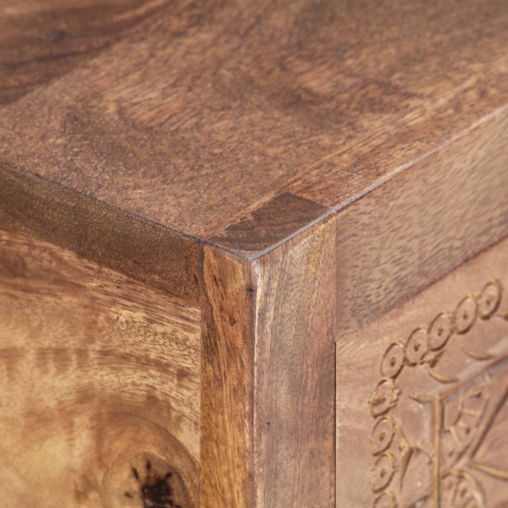 Tömör mangófa tálalóasztal 90 x 30 x 75 cm