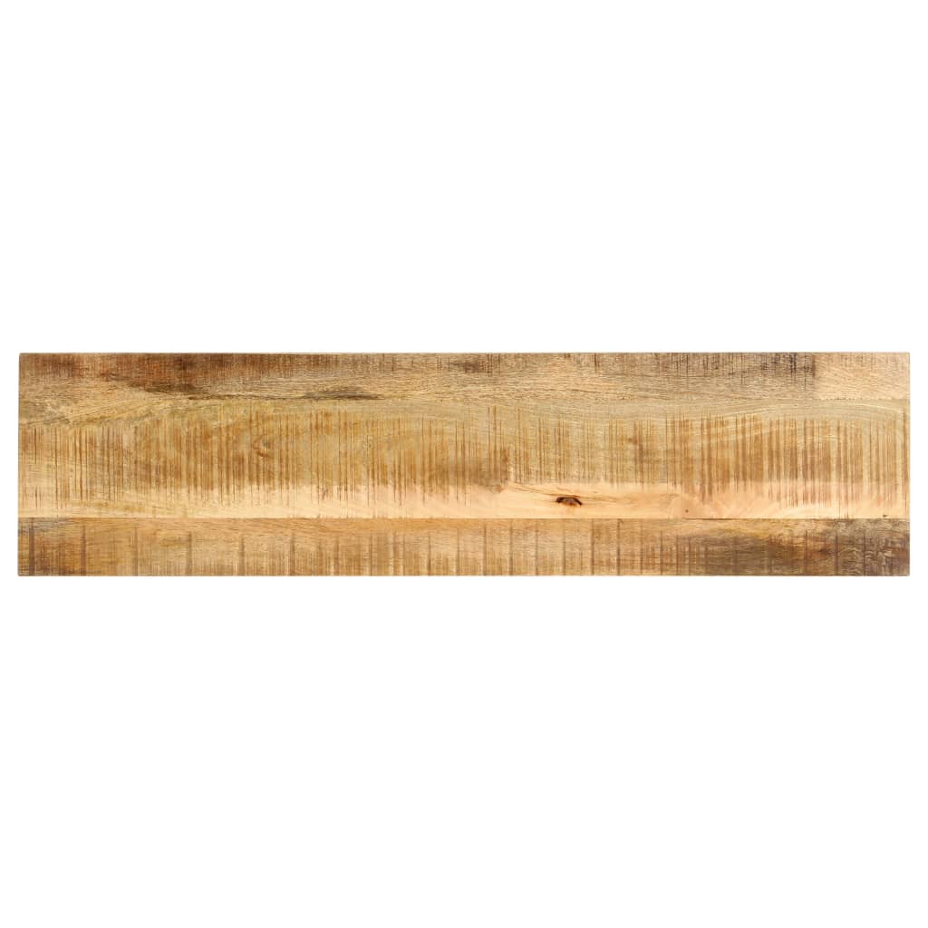 Tömör, nyers mangófa tálalóasztal 140 x 35 x 76 cm