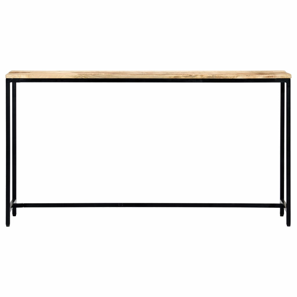 Tömör, nyers mangófa tálalóasztal 140 x 35 x 76 cm
