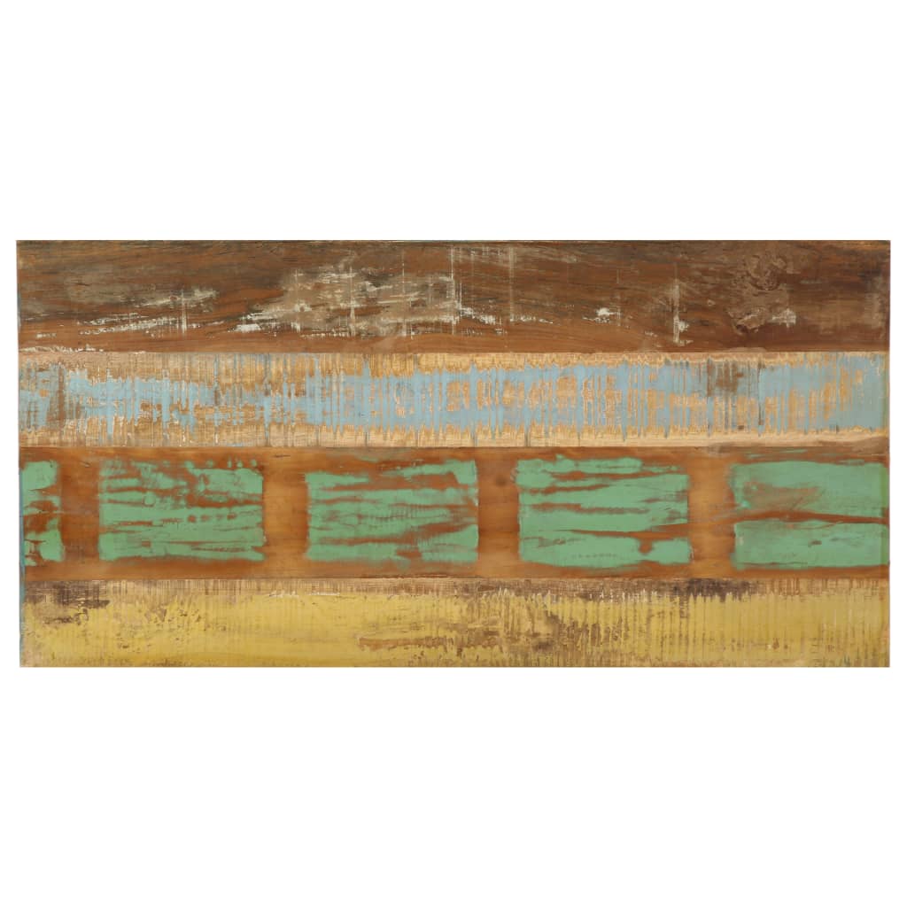 Tömör újrahasznosított fa étkezőasztal 120 x 60 x 76 cm