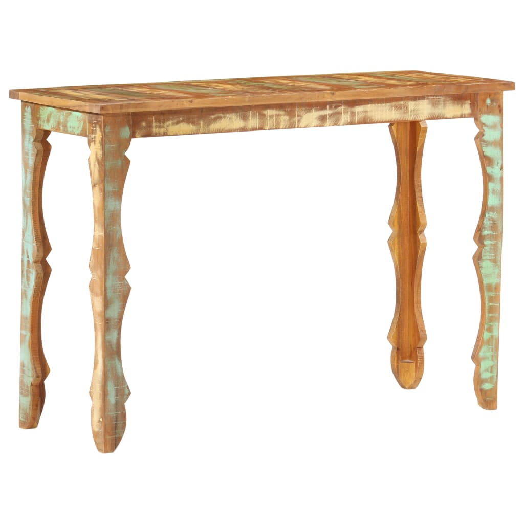 Tömör újrahasznosított fa tálalóasztal 110 x 40 x 76 cm Tömör újrahasznosított fa tálalóasztal 110 x 40 x 76 cm