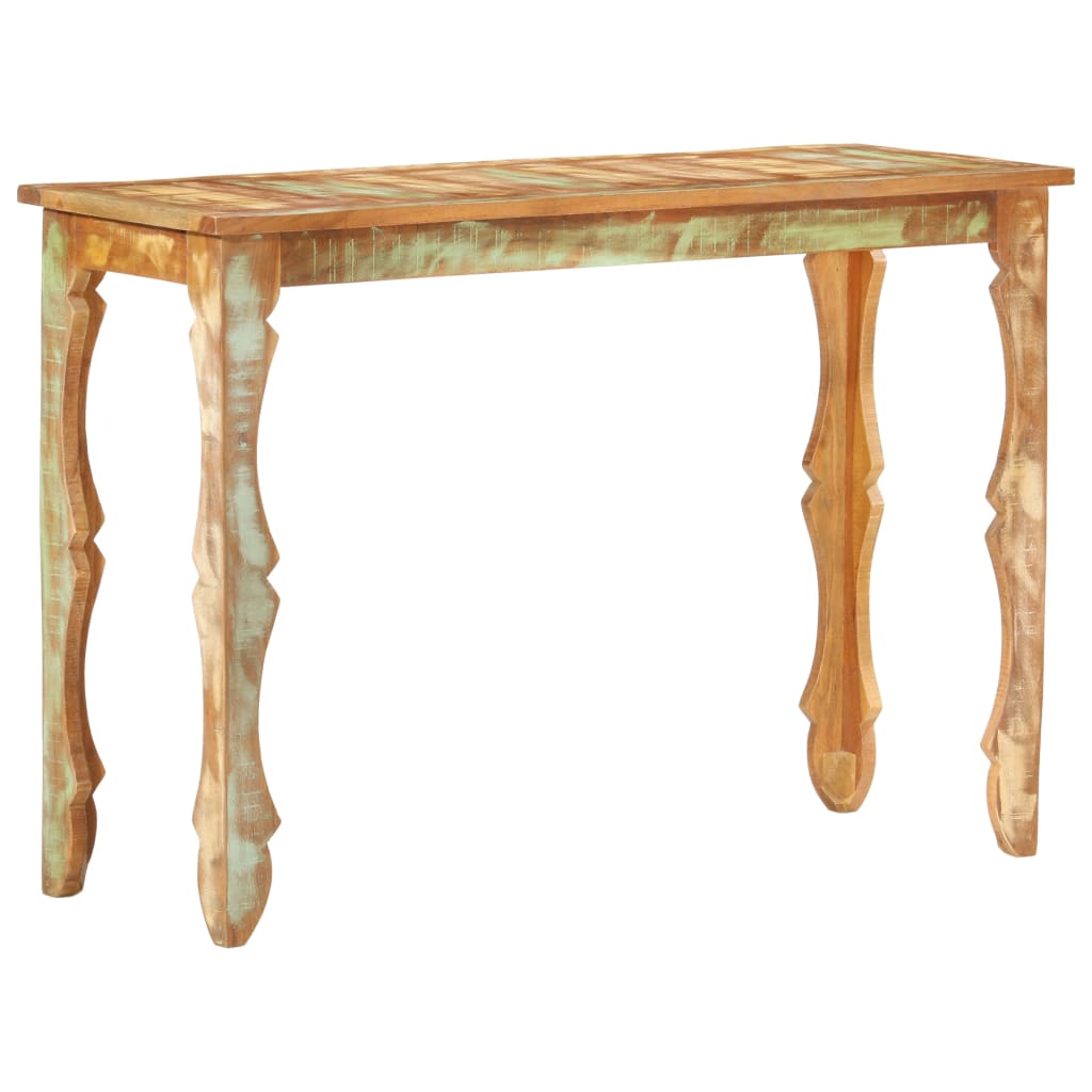 Tömör újrahasznosított fa tálalóasztal 110 x 40 x 76 cm Tömör újrahasznosított fa tálalóasztal 110 x 40 x 76 cm