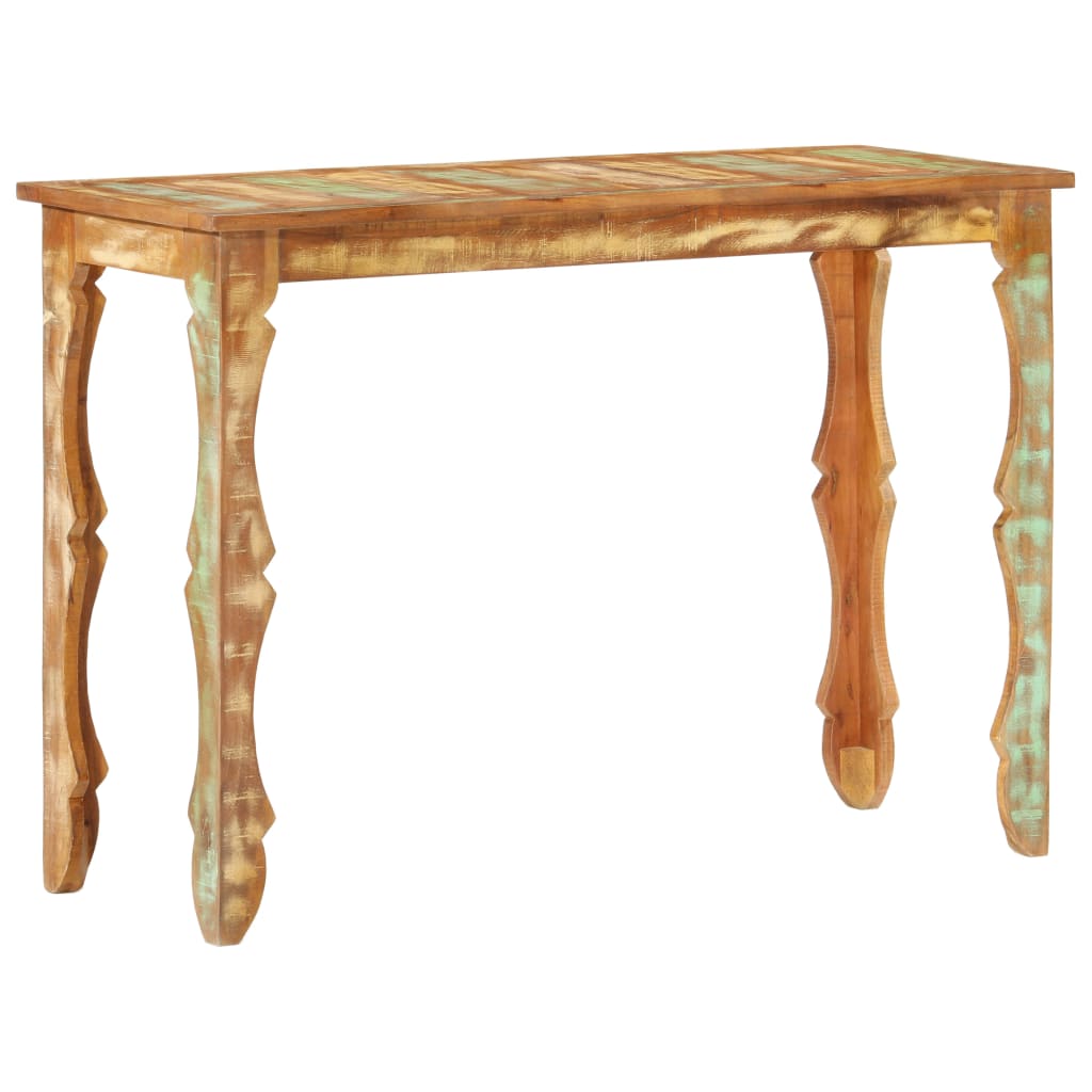 Tömör újrahasznosított fa tálalóasztal 110 x 40 x 76 cm Tömör újrahasznosított fa tálalóasztal 110 x 40 x 76 cm