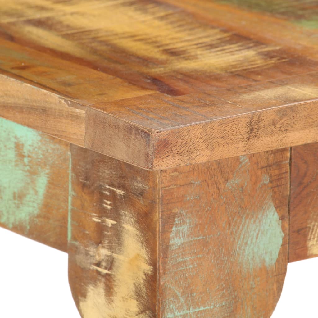 Tömör újrahasznosított fa tálalóasztal 110 x 40 x 76 cm Tömör újrahasznosított fa tálalóasztal 110 x 40 x 76 cm