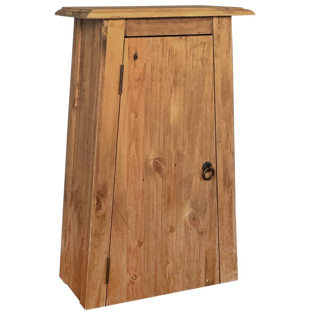 Tömör újrahasznosított fenyőfa faliszekrény 42 x 23 x 70 cm