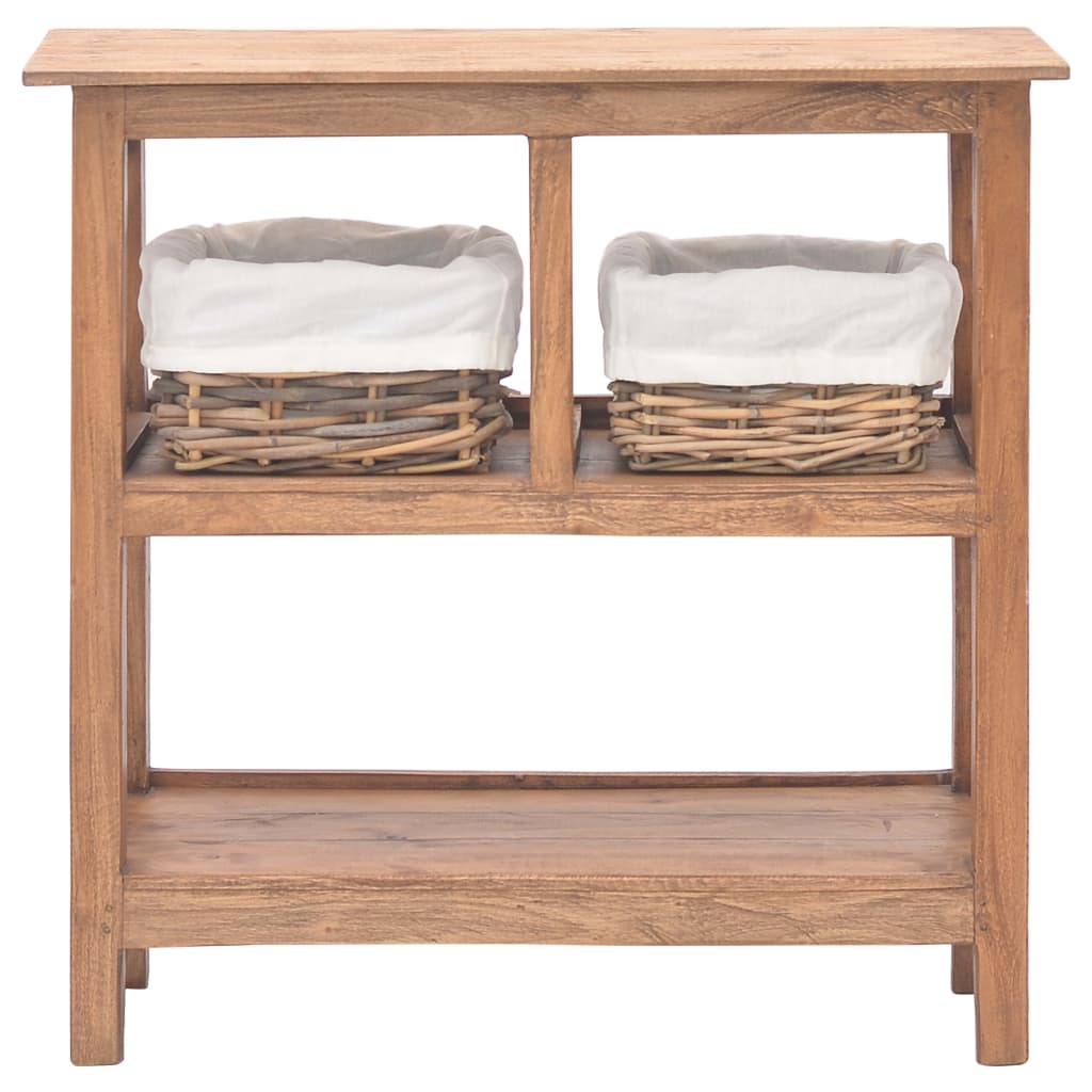 Újrahasznosított tömör fa tálalóasztal 69 x 28 x 70 cm