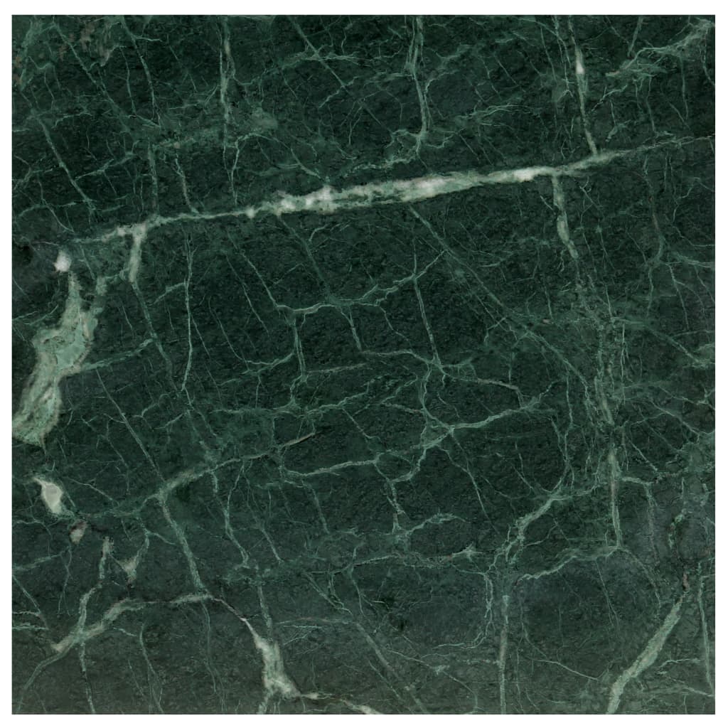 Zöld márvány textúrájú valódi kő dohányzóasztal 60 x 60 x 35 cm Zöld márvány textúrájú valódi kő dohányzóasztal 60 x 60 x 35 cm